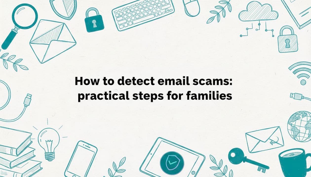 How to detect email scams: practical steps for families